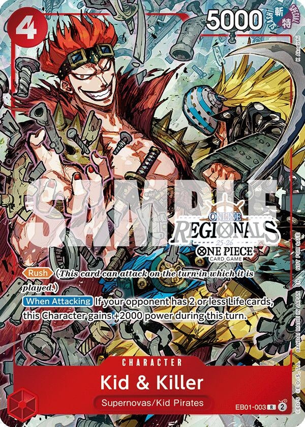 Image for Kid & Killer (Online Regional Participation Pack 2025 Vol.2) (EB01-003) (OP-PR) - One Piece Card Game