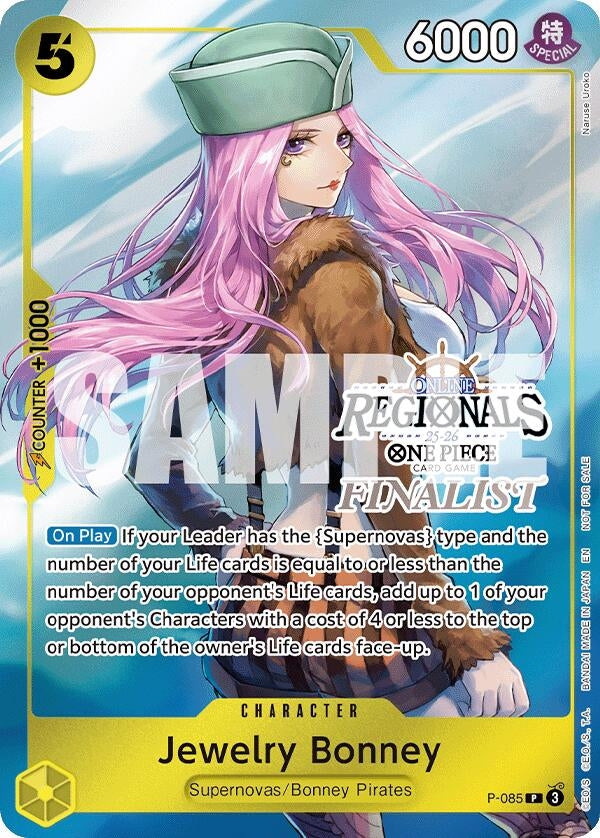 Image for Jewelry Bonney (Online Regional Finalist Card Set 2025 Vol.2) (P-085) (OP-PR) - One Piece Card Game