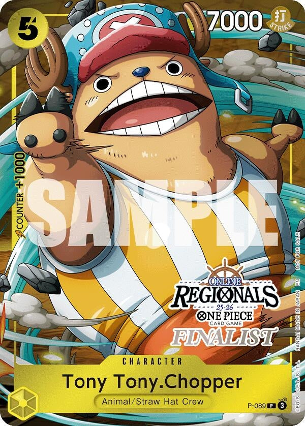 Image for Tony Tony.Chopper (Online Regional Finalist Card Set 2025 Vol.2) (P-089) (OP-PR) - One Piece Card Game