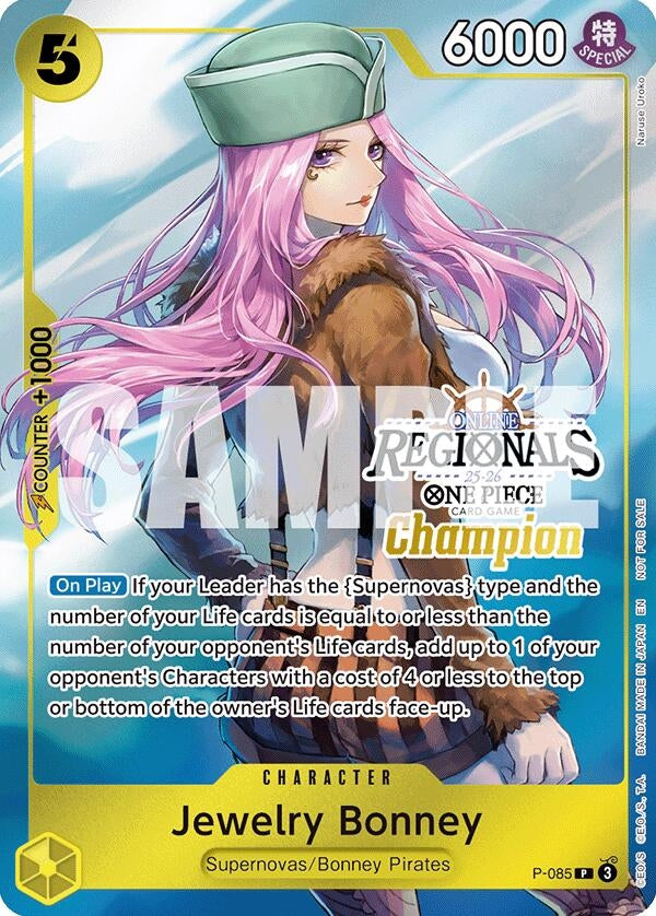 Image for Jewelry Bonney (Online Regional Champion Card Set 2025 Vol.2) (P-085) (OP-PR) - One Piece Card Game