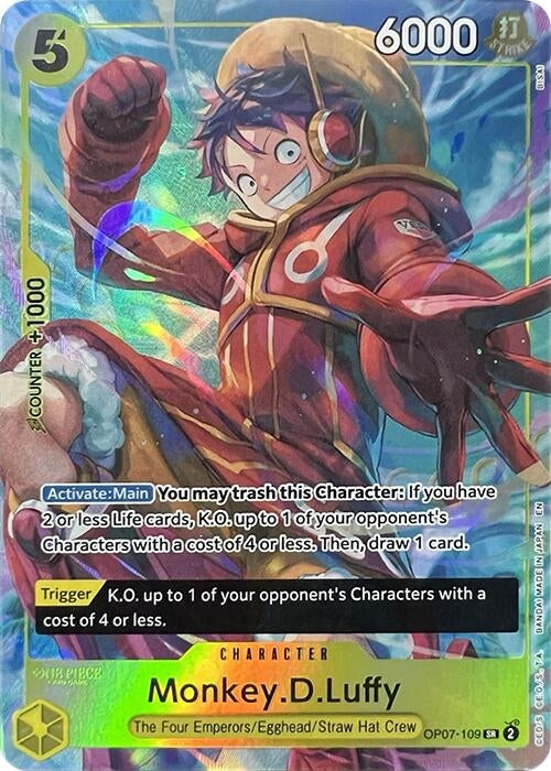 Image for Monkey.D.Luffy (Illustration Box Vol.3) (OP07-109) (OP-PR) - One Piece Card Game