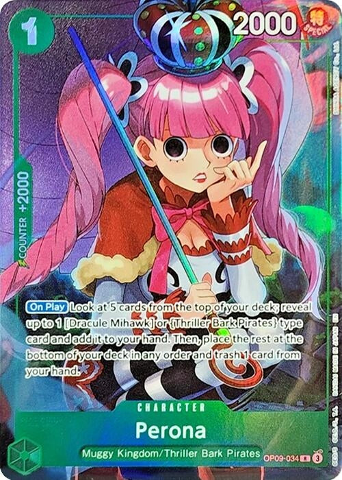 Image for Perona (Illustration Box Vol.4) (OP09-034) (OP-PR) - One Piece Card Game