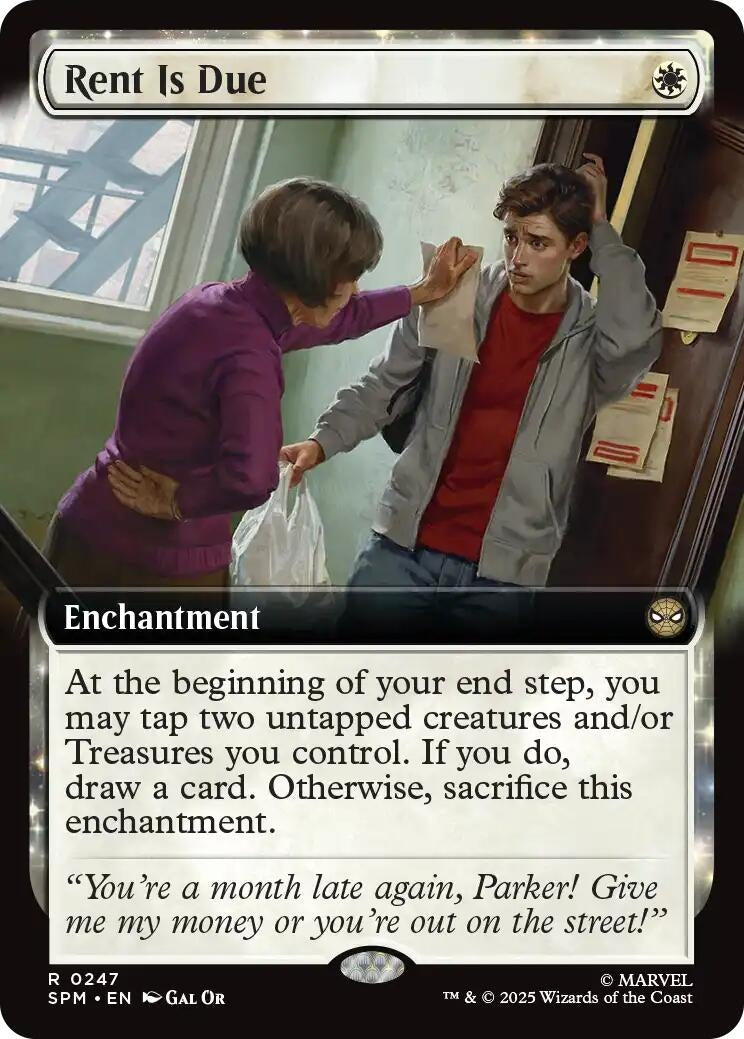 Image for Rent Is Due (Extended Art) (247) (SPM) - Magic: The Gathering