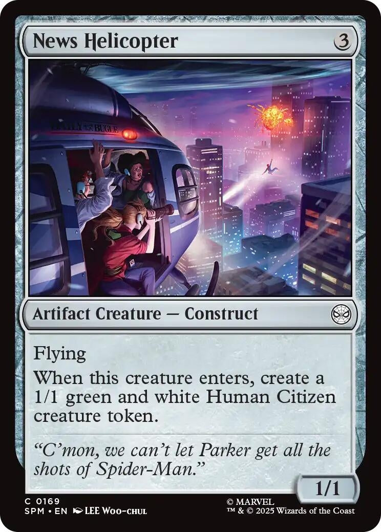 Image for News Helicopter (169) (SPM) - Magic: The Gathering