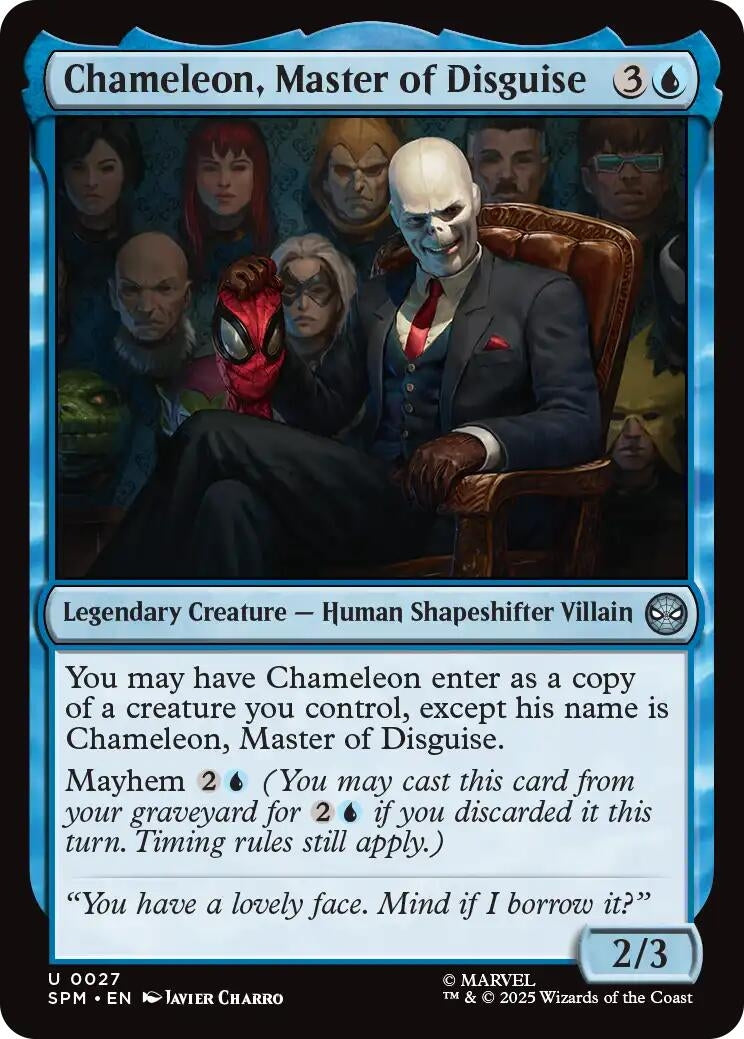 Image for Chameleon, Master of Disguise (27) (SPM) - Magic: The Gathering