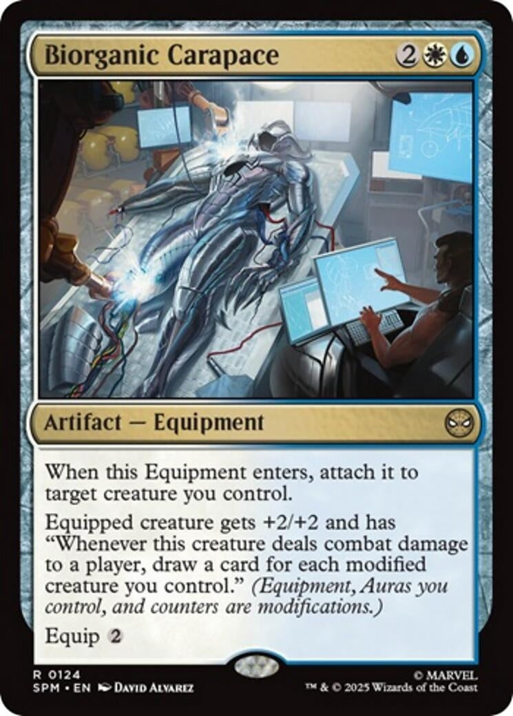 Image for Biorganic Carapace (124) (SPM) - Magic: The Gathering