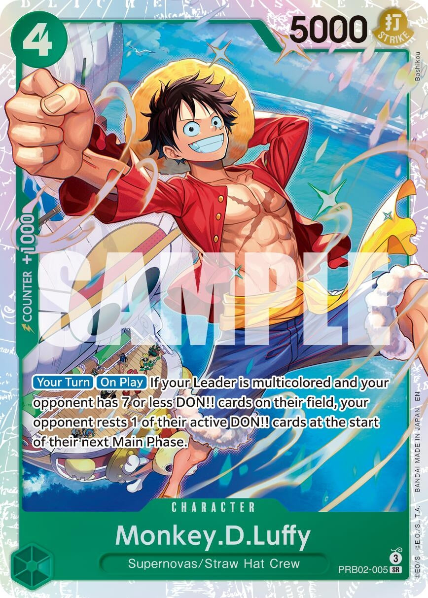 Image for Monkey.D.Luffy - PRB02-005 (PRB02-005) (PRB-02) - One Piece Card Game