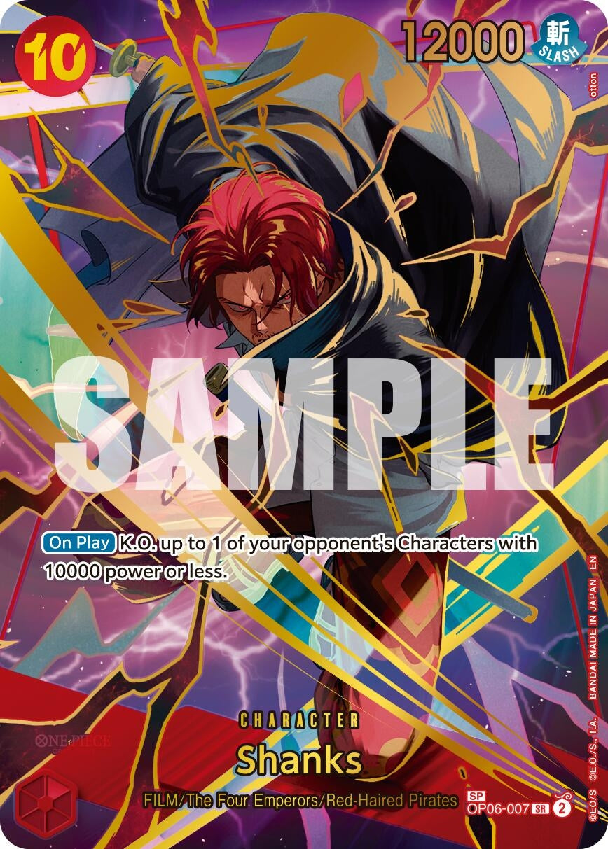 Image for Shanks (SP) (OP06-007) (PRB-02) - One Piece Card Game