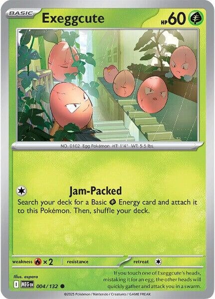 Image for Exeggcute (004/132) (MEG) - Pokemon