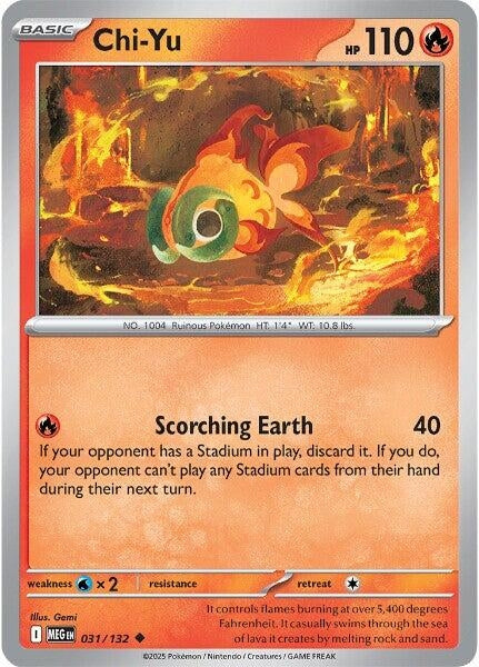 Image for Chi-Yu (031/132) (MEG) - Pokemon