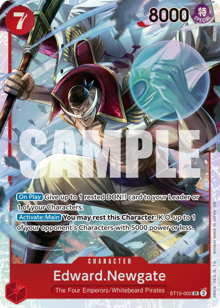 Image for Edward.Newgate - ST15-002 (Reprint) (ST15-002) (PRB-02) - One Piece Card Game