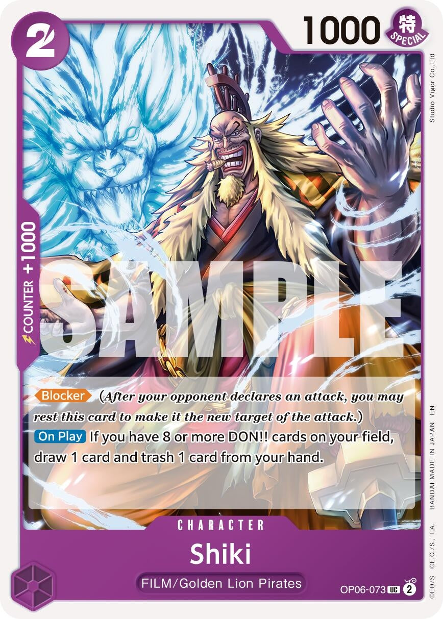 Image for Shiki (Reprint) (OP06-073) (PRB-02) - One Piece Card Game