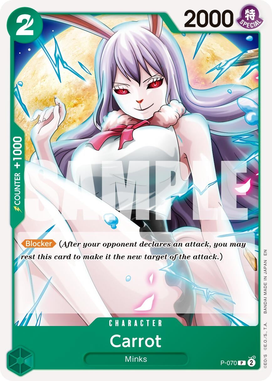 Image for Carrot - P-070 (Reprint) (P-070) (PRB-02) - One Piece Card Game