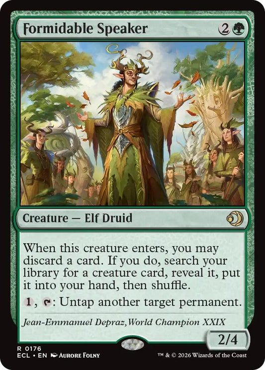 Image for Formidable Speaker (176) (ECL) - Magic: The Gathering