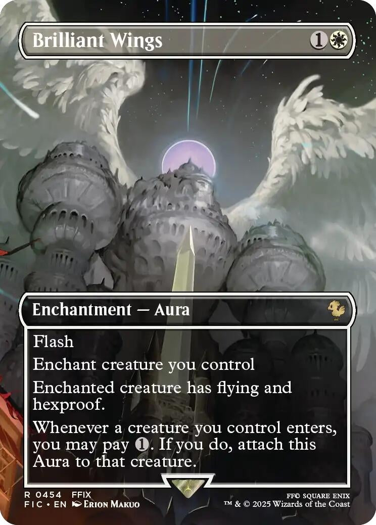 Image for Brilliant Wings (Borderless) (454) (FIC) - Magic: The Gathering