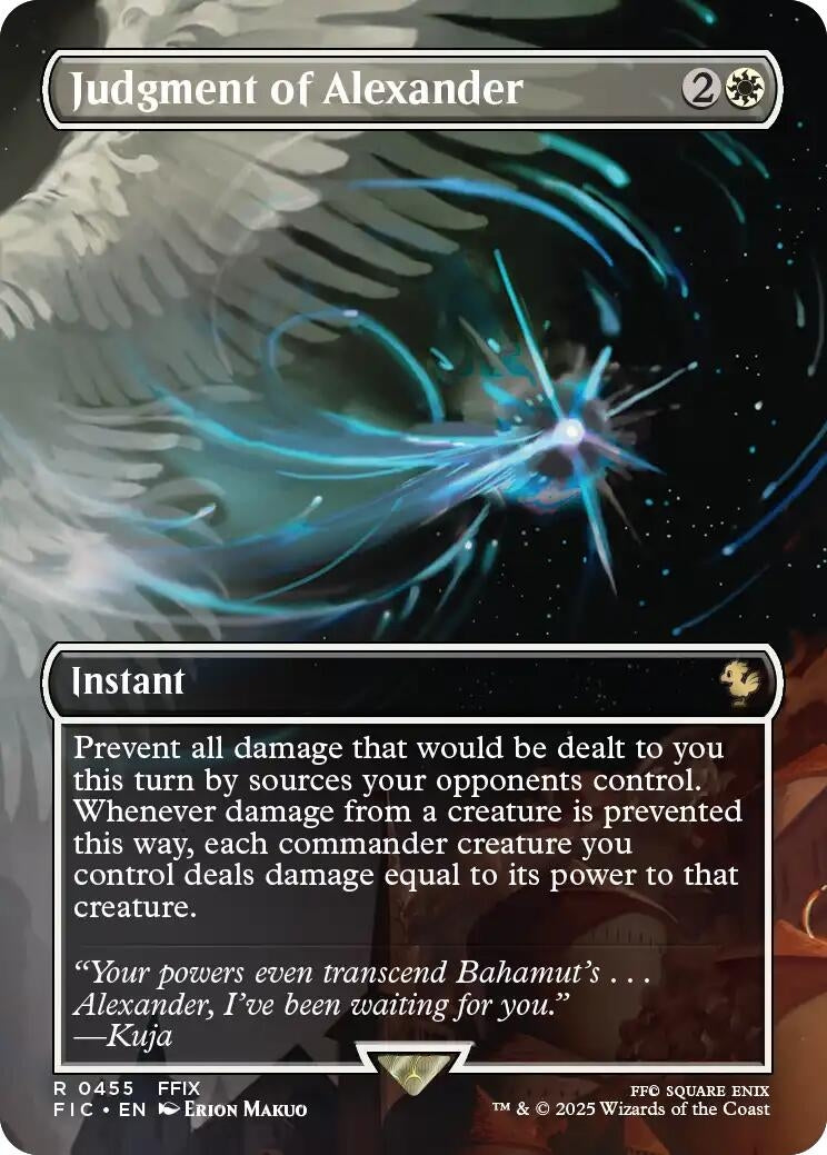 Image for Judgment of Alexander (Borderless) (455) (FIC) - Magic: The Gathering