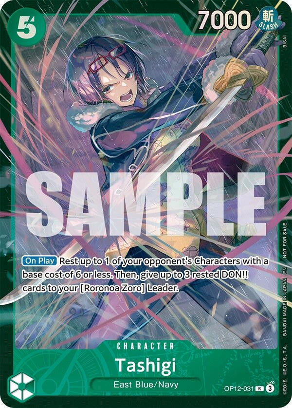 Image for Tashigi (Store Treasure Cup 2025) (OP12-031) (OP-PR) - One Piece Card Game