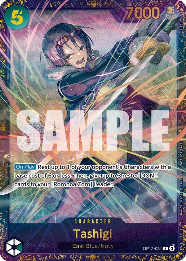Image for Tashigi (Treasure Cup 2025) (OP12-031) (OP-PR) - One Piece Card Game