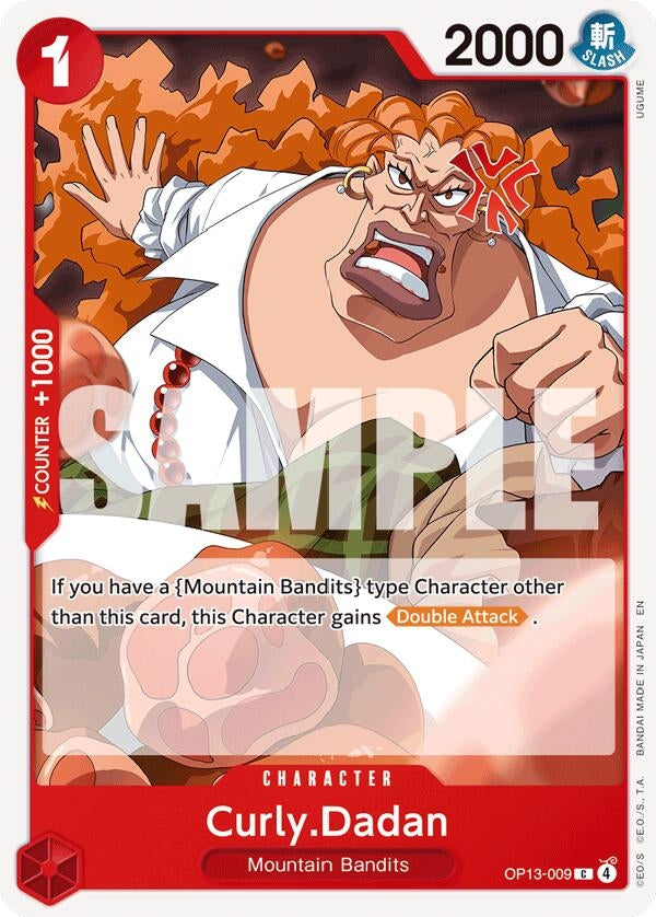 Image for Curly.Dadan (OP13-009) (OP13) - One Piece Card Game
