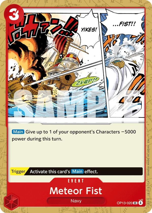 Image for Meteor Fist (OP13-020) (OP13) - One Piece Card Game