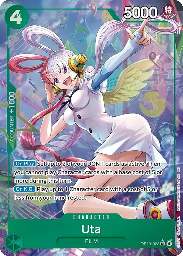 Image for Uta (Alternate Art) (OP13-023) (OP13) - One Piece Card Game