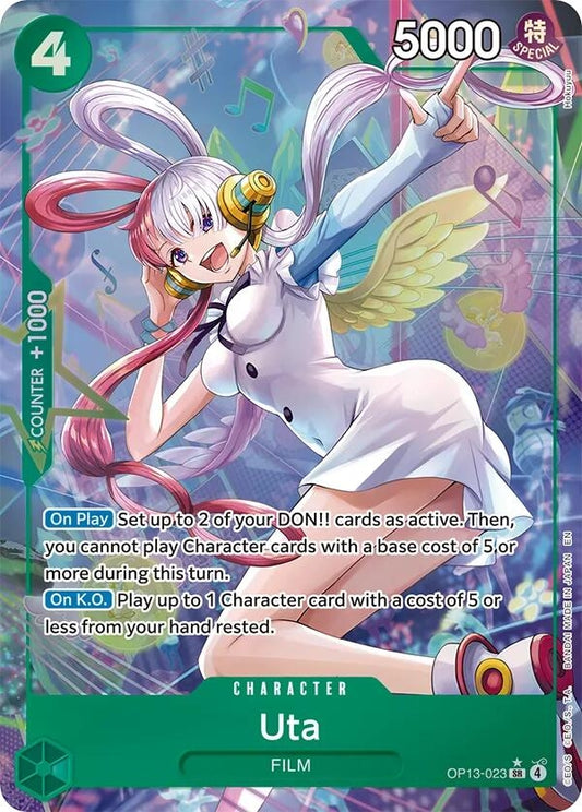Image for Uta (Alternate Art) (OP13-023) (OP13) - One Piece Card Game