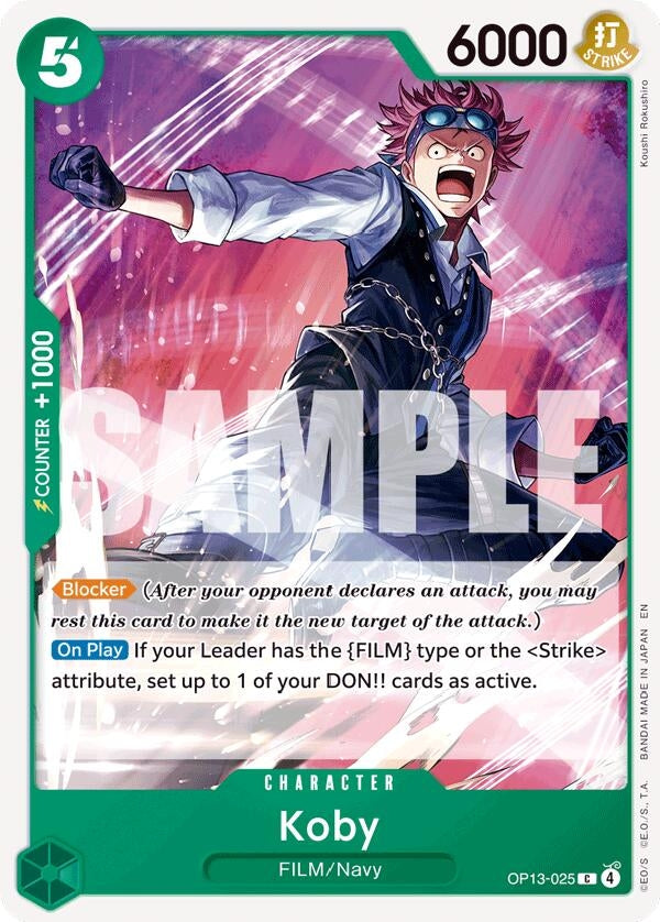 Image for Koby (OP13-025) (OP13) - One Piece Card Game