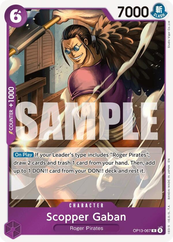 Image for Scopper Gaban (OP13-067) (OP13) - One Piece Card Game