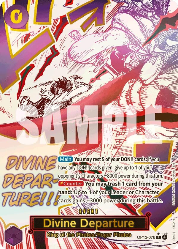 Image for Divine Departure (Alternate Art) (OP13-076) (OP13) - One Piece Card Game