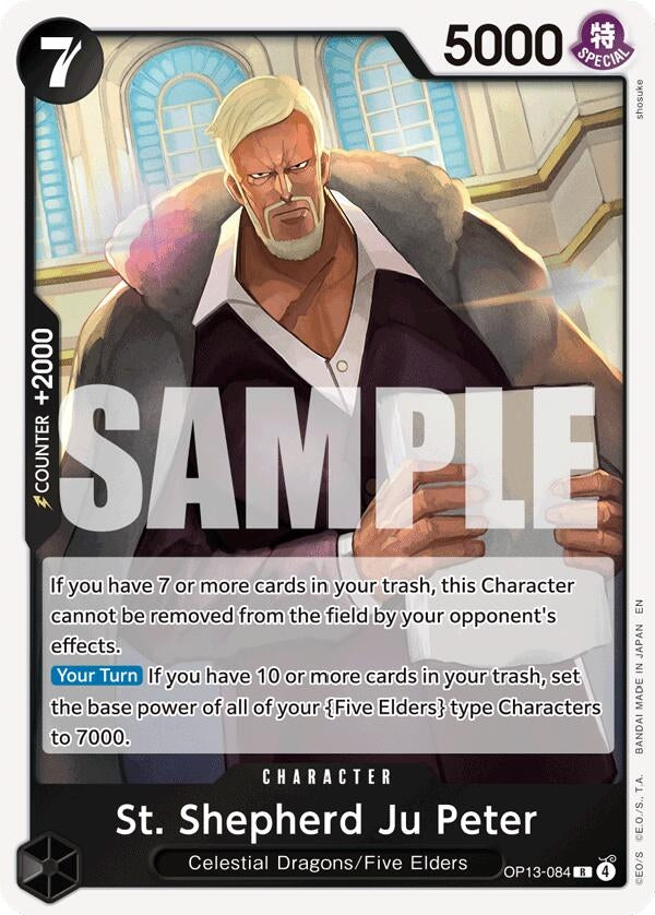 Image for St. Shepherd Ju Peter (OP13-084) (OP13) - One Piece Card Game