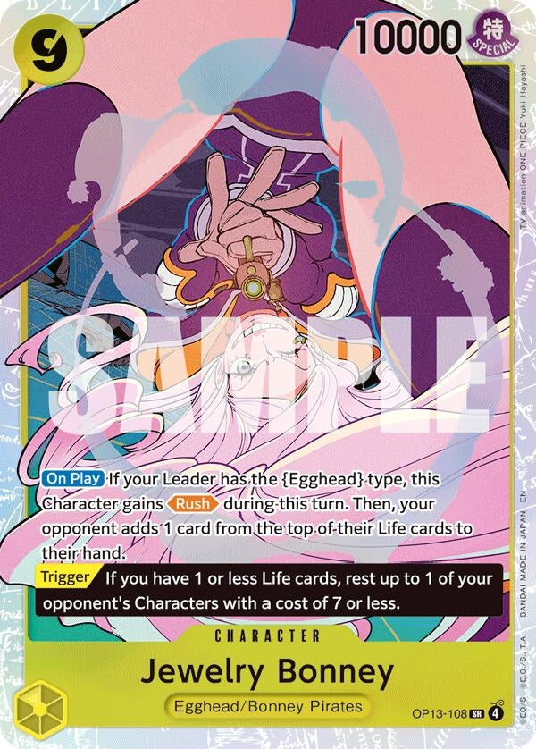 Image for Jewelry Bonney (108) (OP13-108) (OP13) - One Piece Card Game