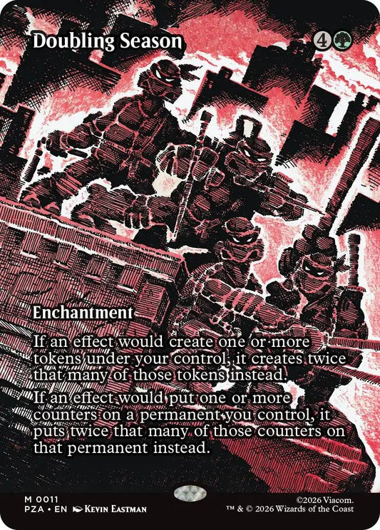 Image for Doubling Season (Borderless) (11) (PZA) - Magic: The Gathering