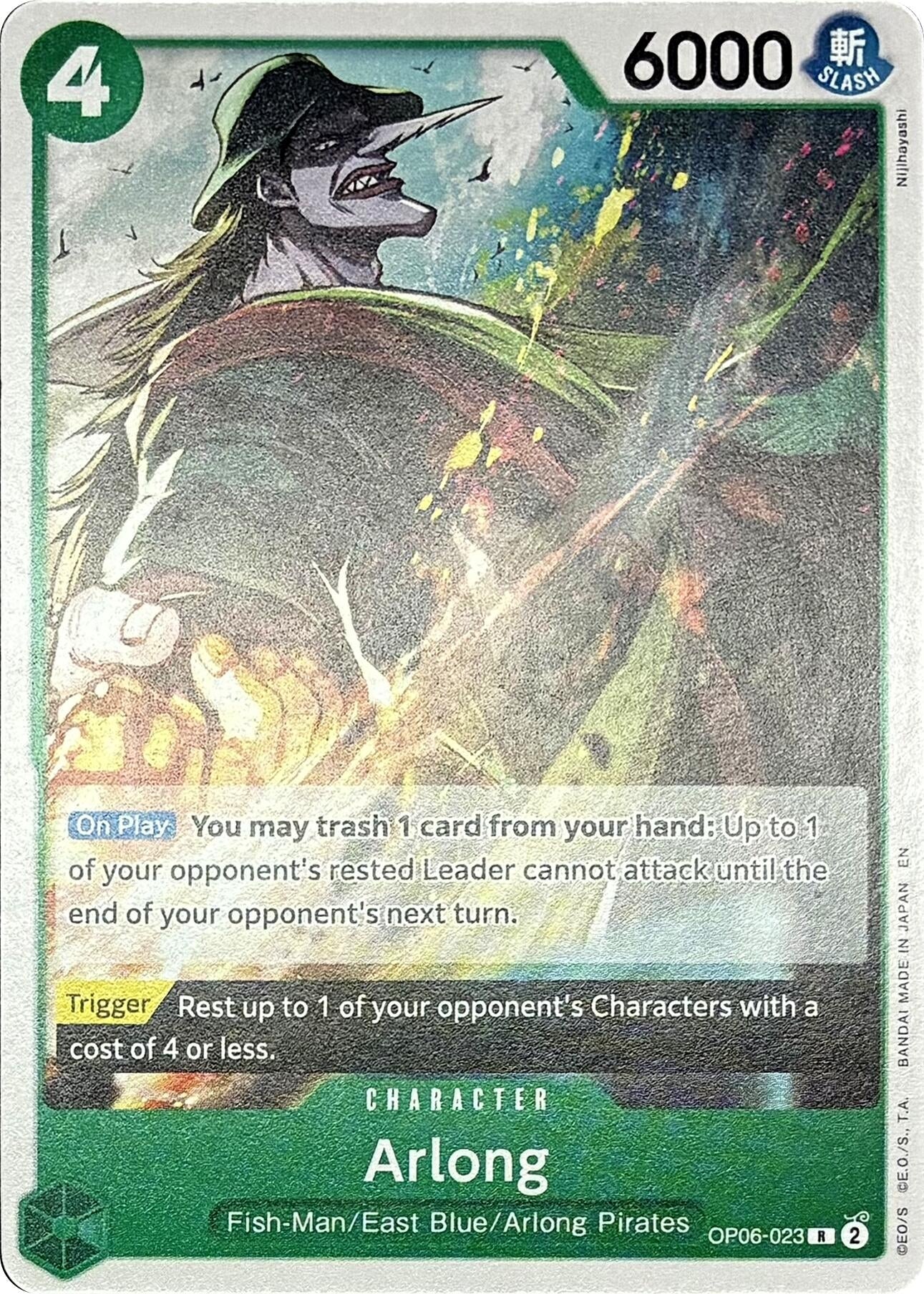 Image for Arlong - OP06-023 (OP06-023) (LT-01) - One Piece Card Game