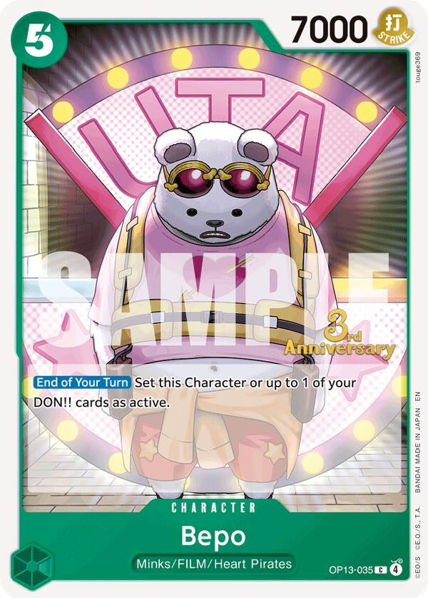 Image for Bepo (OP13-035) (OP13 ANN) - One Piece Card Game