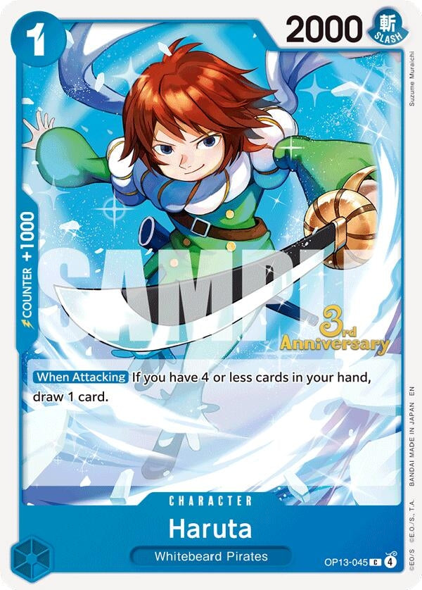 Image for Haruta (OP13-045) (OP13 ANN) - One Piece Card Game