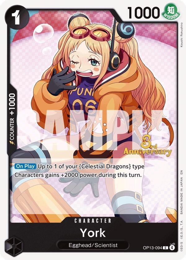 Image for York (OP13-094) (OP13 ANN) - One Piece Card Game