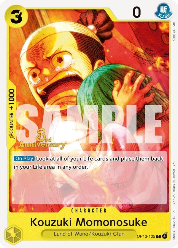 Image for Kouzuki Momonosuke (OP13-105) (OP13 ANN) - One Piece Card Game