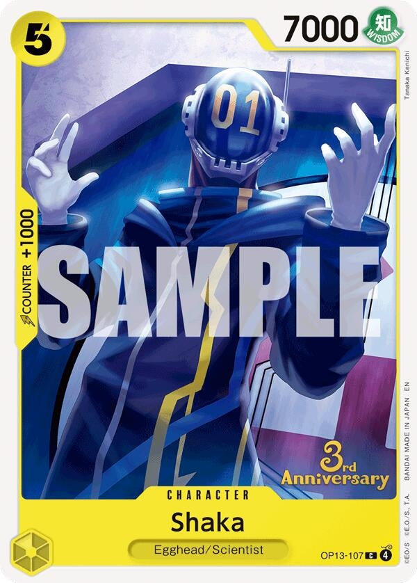 Image for Shaka (OP13-107) (OP13 ANN) - One Piece Card Game