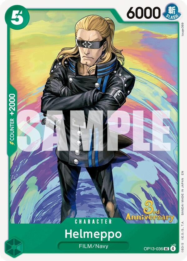 Image for Helmeppo (OP13-036) (OP13 ANN) - One Piece Card Game