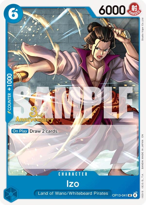 Image for Izo (OP13-041) (OP13 ANN) - One Piece Card Game