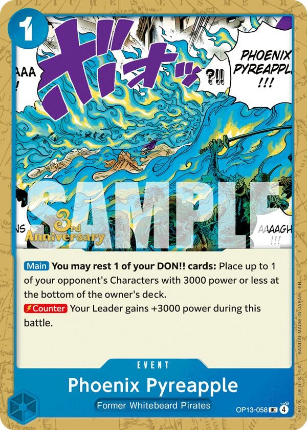 Image for Phoenix Pyreapple (OP13-058) (OP13 ANN) - One Piece Card Game