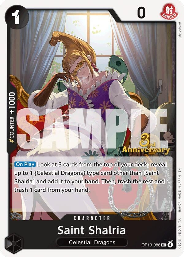 Image for Saint Shalria (OP13-086) (OP13 ANN) - One Piece Card Game