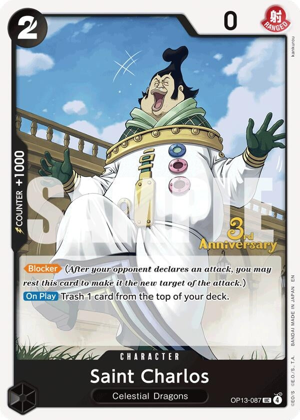 Image for Saint Charlos (OP13-087) (OP13 ANN) - One Piece Card Game