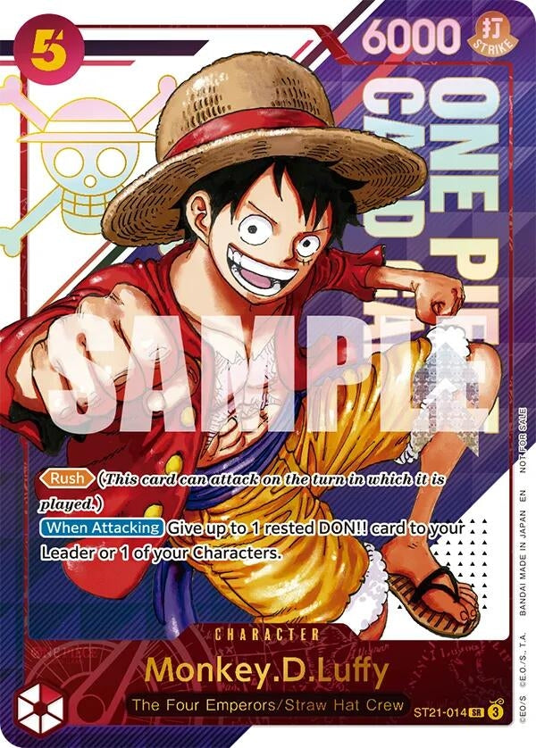 Image for Monkey.D.Luffy - ST21-014 (3rd Anniversary Treasure Campaign Pack) (ST21-014) (OP-PR) - One Piece Card Game