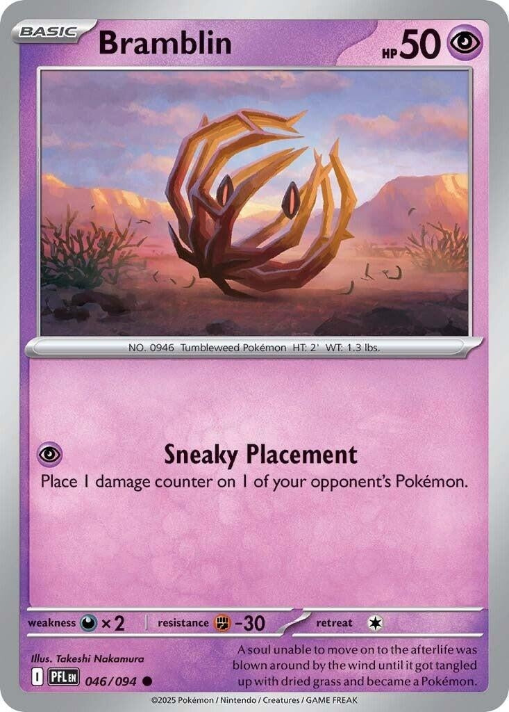 Image for Bramblin (046/094) (PFL) - Pokemon
