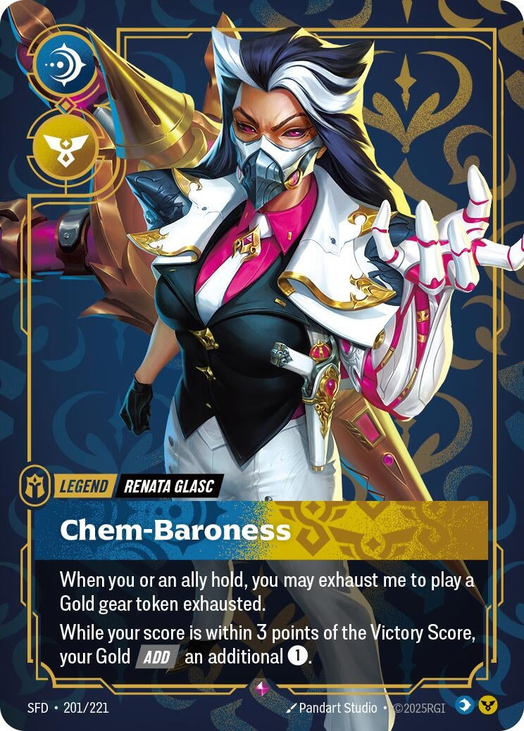 Image for Renata Glasc - Chem-Baroness (201/221) (SFD) - Riftbound: League of Legends Trading Card Game