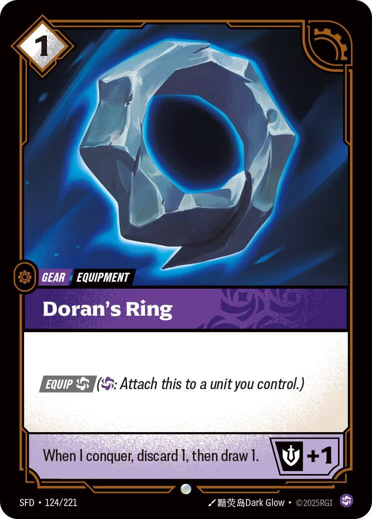 Image for Doran's Ring (124/221) (SFD) - Riftbound: League of Legends Trading Card Game