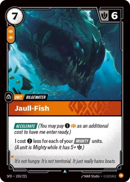 Image for Jaull-Fish (103/221) (SFD) - Riftbound: League of Legends Trading Card Game