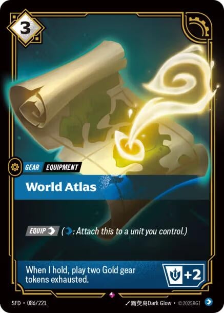 Image for World Atlas (086/221) (SFD) - Riftbound: League of Legends Trading Card Game