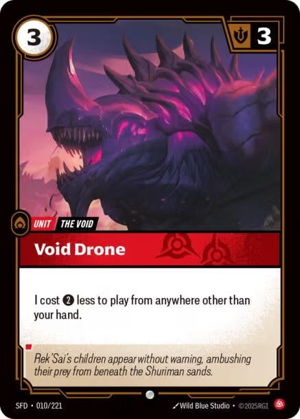 Image for Void Drone (010/221) (SFD) - Riftbound: League of Legends Trading Card Game